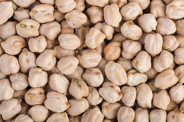 Image showing Abstract background of chick peas