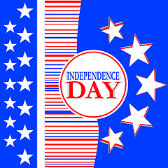 Image showing Usa independence day design
