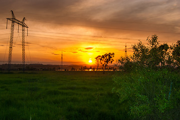 Image showing ELECTRICITY PYLONS4