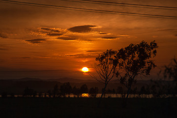 Image showing sunset