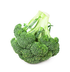 Image showing Fresh, Raw, Green Broccoli Pieces