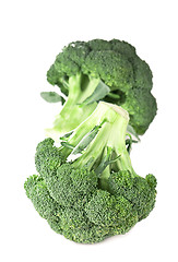Image showing Fresh, Raw, Green Broccoli Pieces