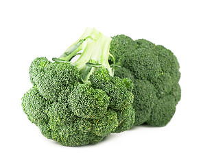 Image showing Fresh, Raw, Green Broccoli Pieces