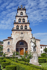 Image showing Church of the Assumption of Cangas de Onis and Pelayo
