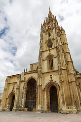 Image showing Oviedo's cathedral, Asturias - Spain 