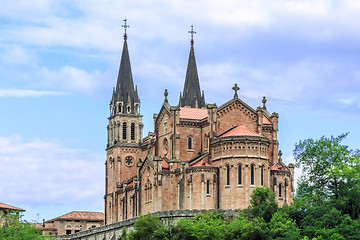 Image showing cathedral of Covadonga