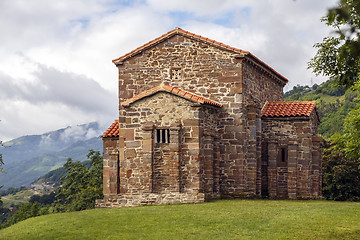 Image showing Church of Santa Cristina de Lena Oviedo 