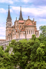 Image showing cathedral of Covadonga