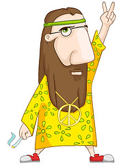 Image showing Hippie