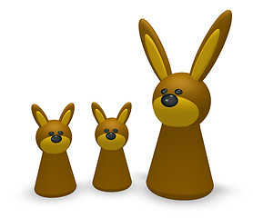 Image showing rabbit family