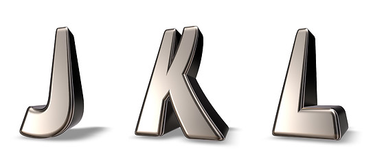 Image showing metal letters