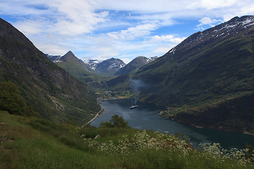 Image showing Geiranger