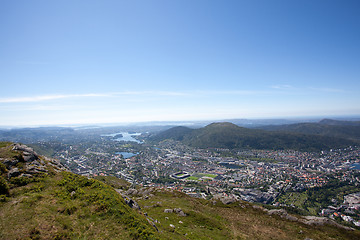 Image showing Bergen, the old Hanseatic town