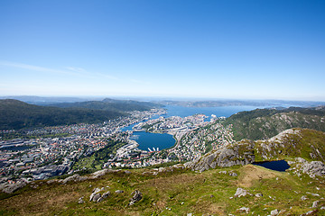 Image showing Bergen, the old Hanseatic town