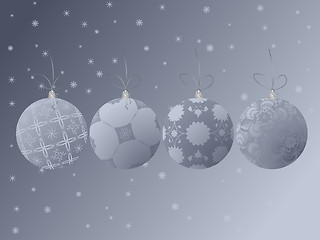 Image showing Baubles set