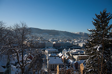 Image showing Bergen, the old Hanseatic town