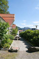 Image showing Bergen, the old Hanseatic town