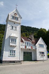 Image showing Bergen, the old Hanseatic town