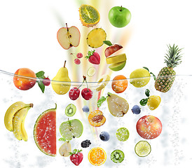 Image showing Fresh Fruits Consept