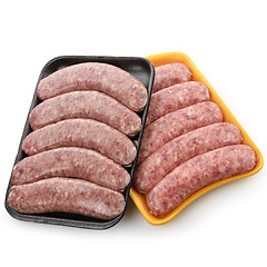 Image showing Raw Bratwurst