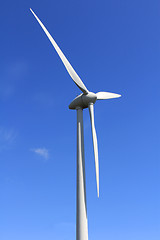 Image showing Wind Turbine against Blue Sky