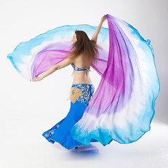 Image showing belly dancer woman