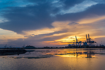 Image showing Shores near Djibouti port