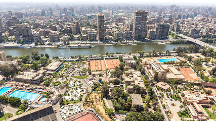 Image showing Aerial view of Cairo