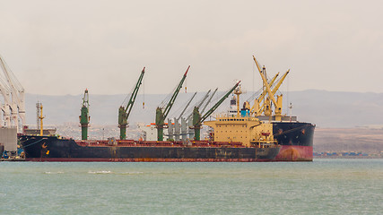 Image showing Ship on Djibouti port