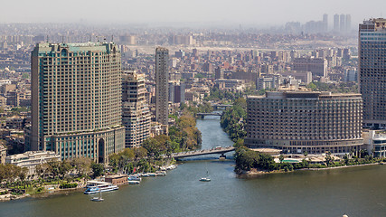 Image showing Aerial view of Cairo