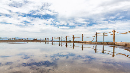 Image showing Pathway to the clouds