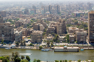 Image showing Aerial view of Cairo