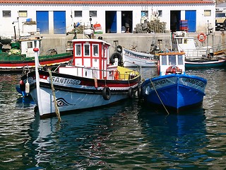 Image showing Fishing harbour