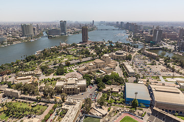 Image showing Aerial view of Cairo