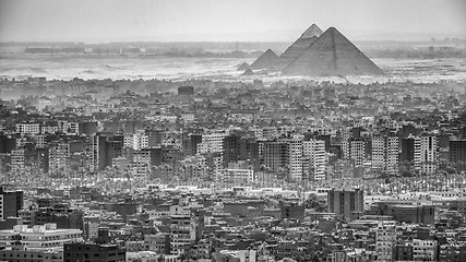 Image showing Aerial view of Cairo