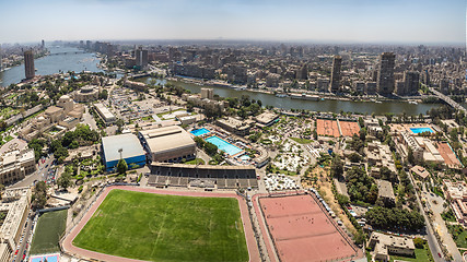 Image showing Aerial view of Cairo