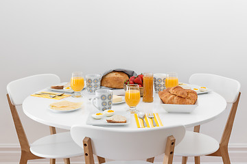 Image showing Breakfast for three