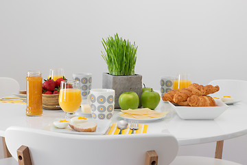 Image showing Fresh tasty breakfast