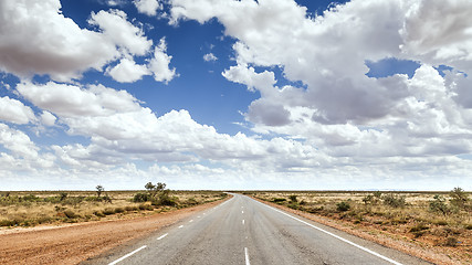 Image showing road to horizon