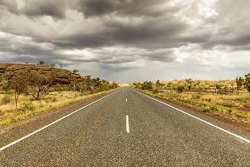 Image showing road to horizon