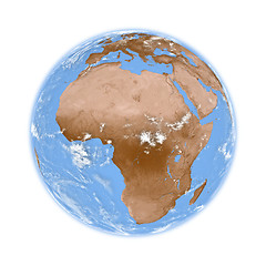 Image showing Africa on Earth