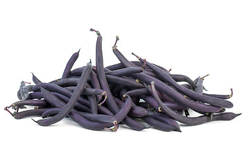 Image showing Purple Wax Snap Beans