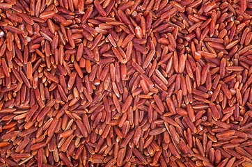 Image showing Red rice background