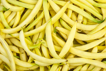 Image showing Yellow Wax Snap Beans background