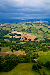 Image showing green lush countryside 