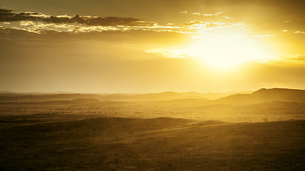 Image showing sunset in Australia