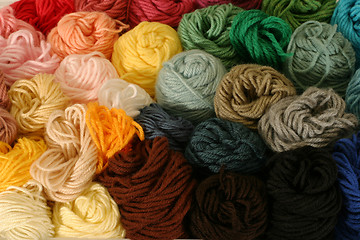 Image showing Skeins of Yarn - horizontal
