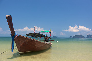 Image showing Longtail boat