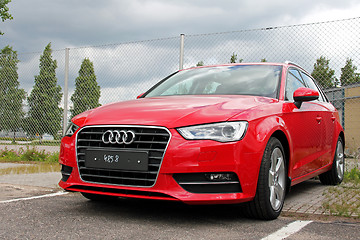 Image showing Red Audi A3