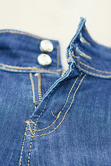 Image showing zip on jeans